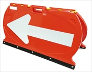 フロア サインスタンド 矢印タイプ H460×W900mm 赤/白 折りたたみ式矢印板 ABS樹脂製 方向指示板