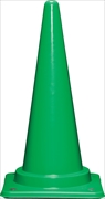 カラーコーン コーンベット付カラフルコーン　緑 380mm×380mm×H700mm 700緑 8Ｙ0090 パイロン