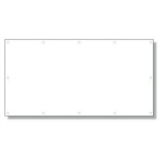 フェンス用目隠しシート メッシュタイプ 下部用 【白 無地】 550mm×1720mm P-210-06 ハトメ10カ所 取付紐付き