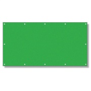 フェンス用目隠しシート メッシュタイプ 下部用 【緑 無地】 550mm×1720mm P-210-07 ハトメ10カ所 取付紐付き
