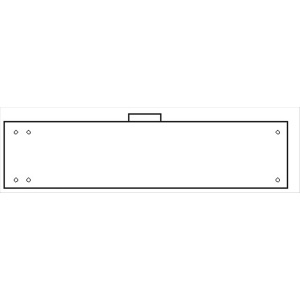 腕章 カバーなしタイプ 無地 90mm×400mm 白 ホック・安全ピン付き