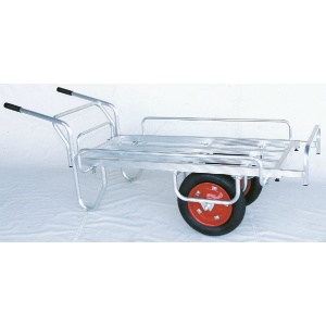コン助アルミ製　平形２輪車（１輪車に付け替え可能タイプ）　エアータイヤ