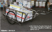 大型リヤカー ステンレス製 輪太郎  ノーパンクタイヤ BS-1384SUN  リアカー 荷車 HARAX ハラックス