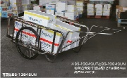 大型リヤカー ステンレス製 輪太郎  エアータイヤ BS-1384SUT  リアカー 荷車 HARAX ハラックス