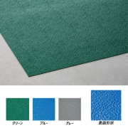 トリプルシート 1m×20m 厚さ2.3mm 灰 廊下・通路・生産ライン向け 防炎 疲労軽減マット 底冷え防止 すべり止め テラモト TERAMOTO MR-154-020-6