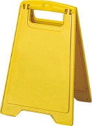 プロテック清掃中パネル無地ミニ 270mm×230mm×380mm FU742-000X-MB 安全柵 注意喚起パネル 折り畳み式サインボード CONDOR コンドル 山崎産業