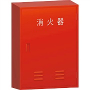 屋外用消火器格納箱 20型消火器 2本用 ボックス  BF202 MORITA モリタ宮田工業