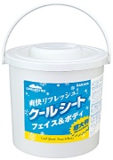 フェイス＆ボディ用 クールシート クールリフレ クールシートフェイス＆ボディ 70枚入り 超大判サイズ 35cm×30cm 清涼メントール配合 サラヤ