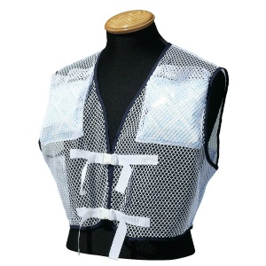 首筋冷却ベルト ニュー冷やベストロング CN707 吸汗速乾繊維 保冷材2個付 マジックテープ式 熱中症対策 つくし工房