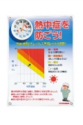 くるっぱくん　温湿度計付レベル表 熱中症対策　暑さ対策