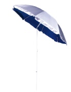 UVカットパラソル 直径180cm×H195cm M-877 角度調整 シルバーコーティング