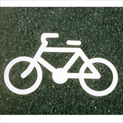 アトム　フロアサイン　自転車マーク　幅６２ｃｍ×高さ３５ｃｍ