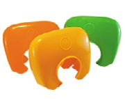 クランプカバーハード　全3色（黄、オレンジ、グリーン）　AR-0021　AR-0023　AR-0025【20個セット】