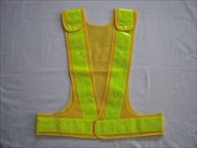 安全ベスト サイズ調整ベスト 3段階調整 黄/黄 70mm巾