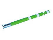 敷鉄板用ガードコーン パッチンスタンド 55mmφ×H800mm マグネット付ポストコーン 緑／白 AR-1492 アラオ ARAO