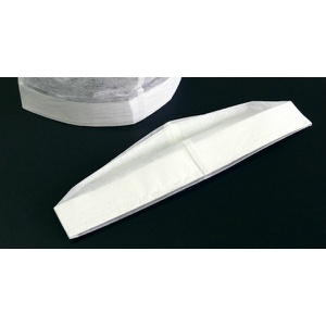 使い捨て 紙帽子 折りたたみ式(ゴムバンド付)