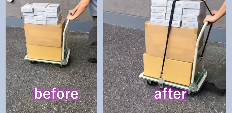 荷崩れ防止クリップ