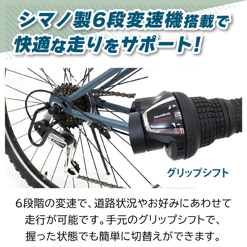 FIELD CHAMP 20インチ6段折畳み自転車BL MG-FCP206BL