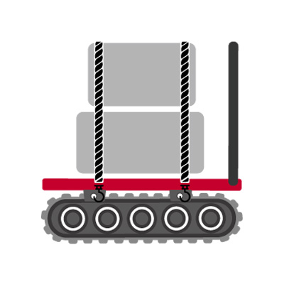 手押し式クローラー台車 トコラン TOKORUN ATT-160F