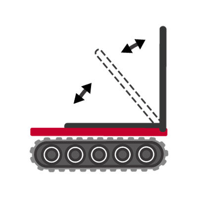 手押し式クローラー台車 トコラン TOKORUN ATT-160F