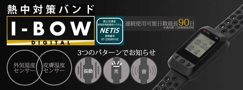 熱中対策バンド アイボウ2025デジタル